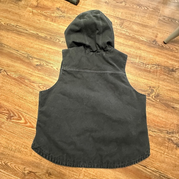 Carhartt Women's Relaxed Fit Washed Duck Insulated Hooded Vest - XL 16/18 - Picture 3 of 14